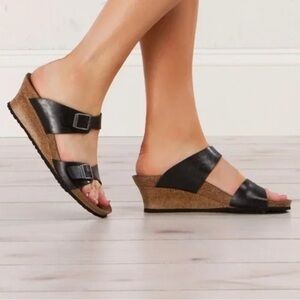 Papillio by Birkenstock Dorothy Wedge Slide Sandal Size 41 US 10-10.5 Narrow